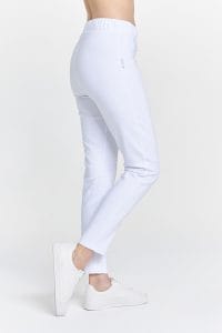 Dámské lékařské kalhoty Premium fit BÍLÉ