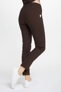 Női orvosi nadrág prémium fit CHOCOLATE