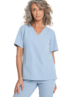 Women’s medical pants STRAIGHT scrubs Basic CRYSTAL BLUE