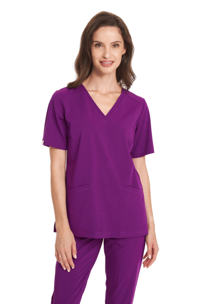 Bluzka medyczna damska scrubs Basic MAGIC VIOLET OUTLET