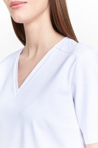 Bluzka medyczna damska scrubs Premium BIAŁA