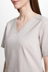 Dámska lekárska blúzka scrubs premium light beige