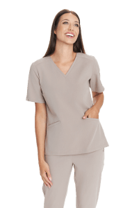 Bluzka medyczna damska scrubs Basic LATTE