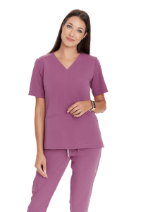 Dámska lekárska blúzka SCRUBS Basic PURPLE