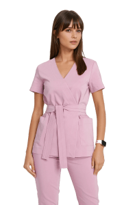Dámska lekárska tunika s krátkymi rukávmi Premium LILARGE