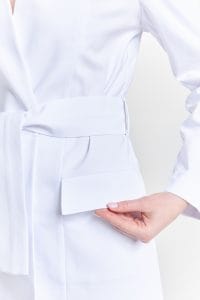 Marynarka medyczna damska Exclusive Premium BIAŁA