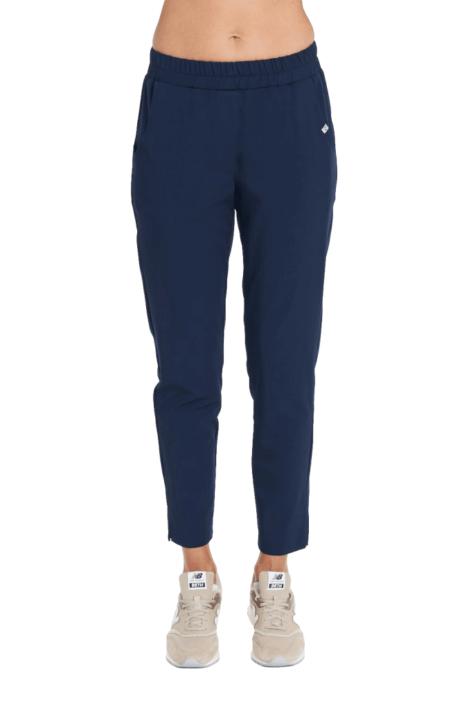 Spodnie medyczne damskie PROSTE scrubs Basic GRANAT