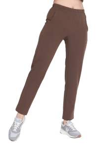 DRITTI Pantaloni medici da donna Basic CHOCOLATE