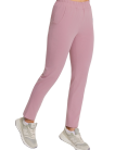Spodnie medyczne damskie SZEROKIE scrubs Basic RÓŻ ANGIELSKI
