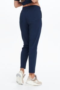 Spodnie medyczne damskie PROSTE scrubs Basic GRANAT