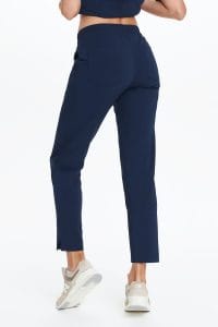 Spodnie medyczne damskie PROSTE scrubs Basic GRANAT