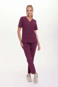 Dámska lekárska blúzka SCRUBS Basic RUBIN