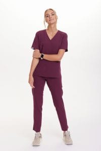 Pantaloni medici da donna DRITTI SCRUBS Basic RUBIN