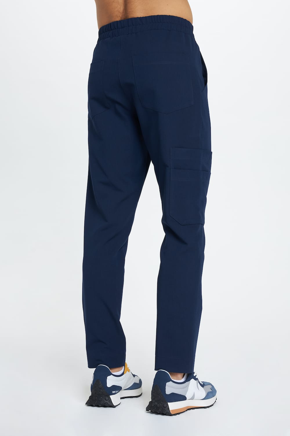 Men’s medical pants STRAIGHT scrubs basic navy blue