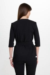 Women’s premium medical envelope tunic BLACK