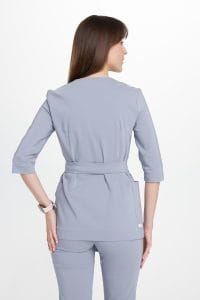 Dámská lékařská obálková tunika Premium Grey