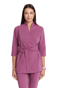 Women’s medical gown with premium collar HEATHER