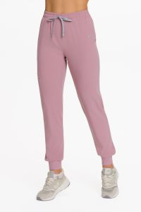Dámské lékařské kalhoty joggers scrubs basic ENGLISH pink