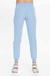 Orvosi nadrág női joggers műtősnadrág Basic CRYSTAL BLUE