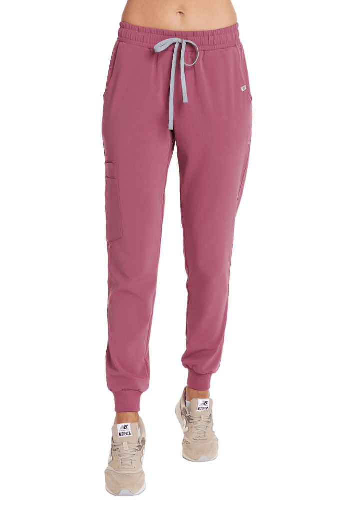 Spodnie medyczne damskie joggery scrubs Basic DOLCE ROSA