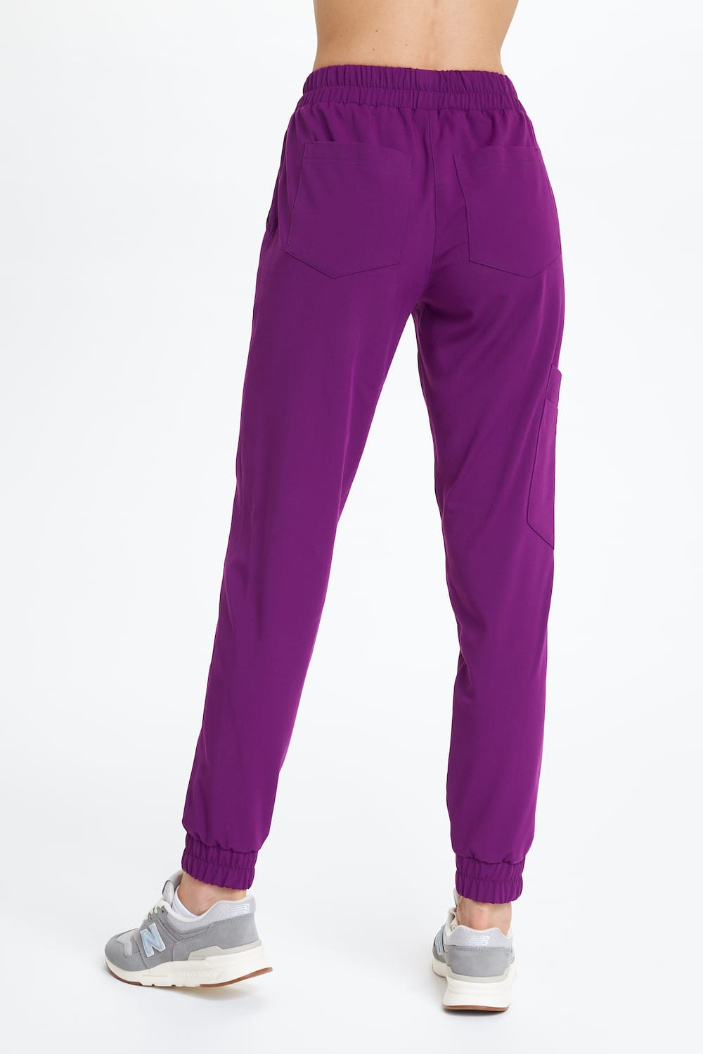 Spodnie medyczne damskie joggery v1 scrubs Basic MAGIC VIOLET OUTLET