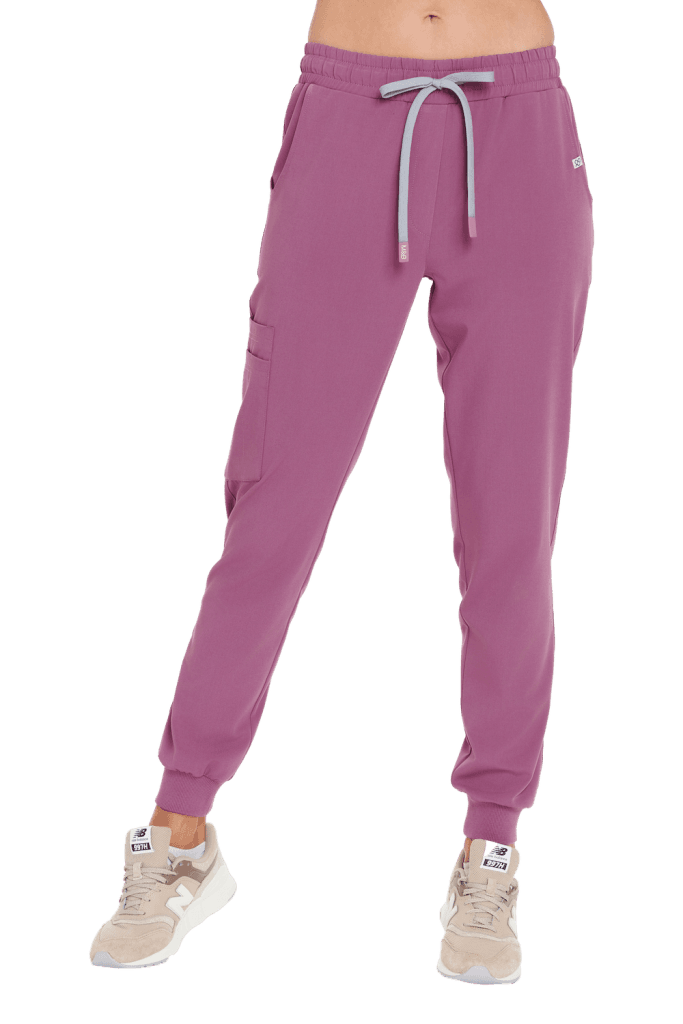 Spodnie medyczne damskie joggery SCRUBS Basic PURPLE
