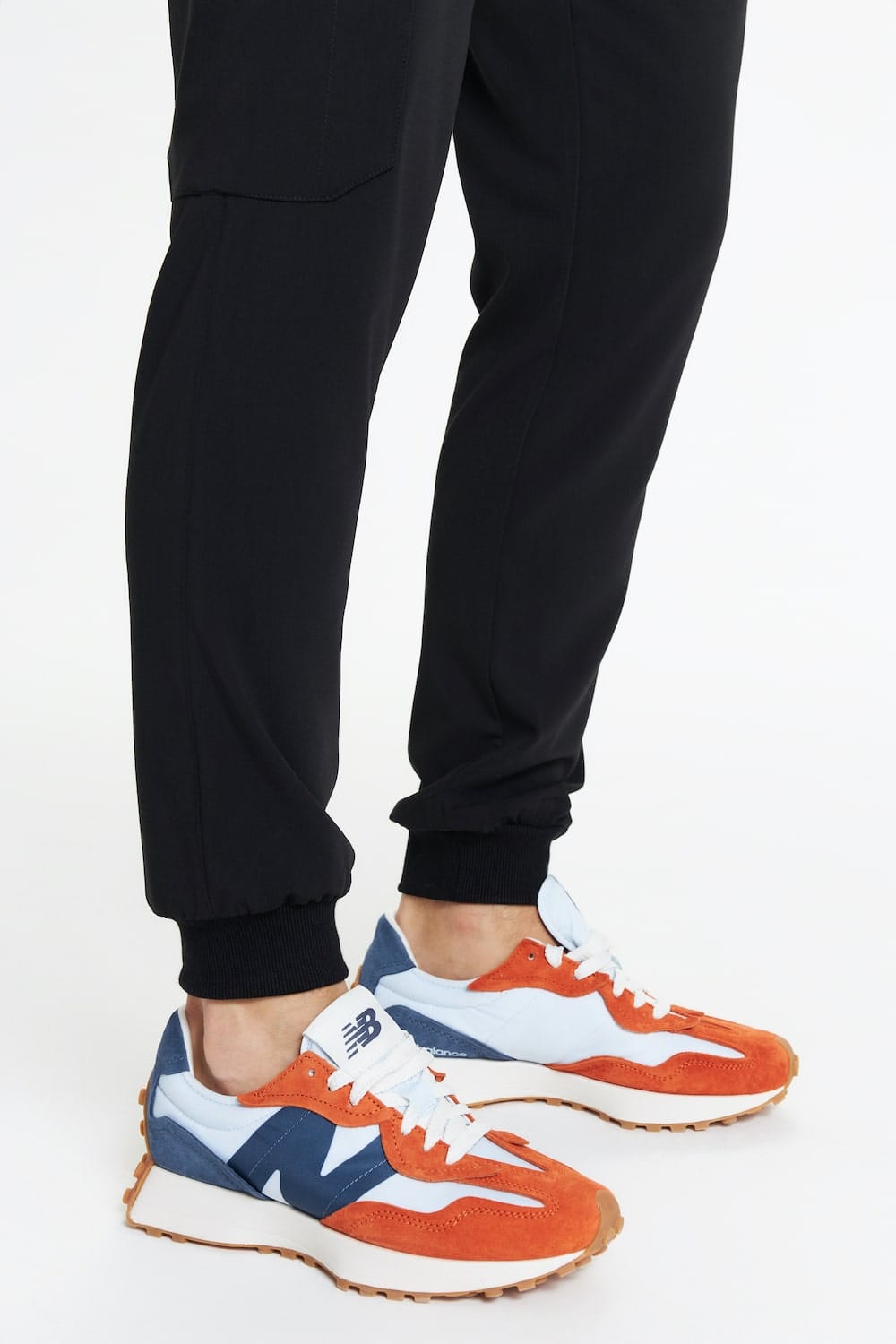 Férfi orvosi nadrág joggers műtősruha alap FEKETE