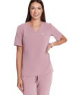 Donna medico Longsleeve Rosa ENGLISH OUTLET