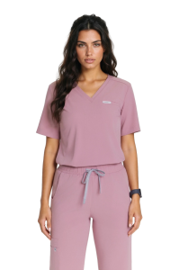 Camicetta medica da donna Basic One Pocket INGLESE Rosa