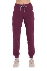 Pantaloni jogger medicali da donna SCRUBS Basic RUBIN