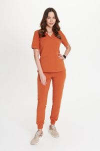 Dámské zdravotní kalhoty SCRUBS Basic FIRE FOX