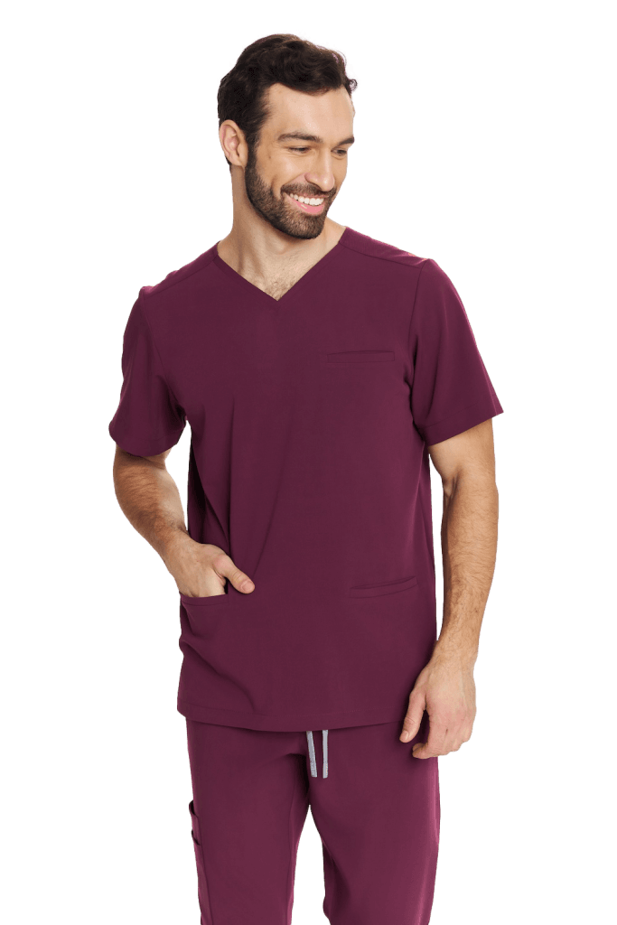 Bluzka medyczna męska scrubs Basic RUBIN