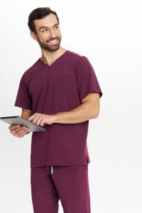 Bluzka medyczna męska scrubs Basic RUBIN