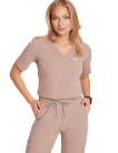 Pantaloni medici da donna SCRUBS Basic CAPPUCCINO