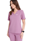Spodnie medyczne damskie SZEROKIE SCRUBS Basic VELVET PINK