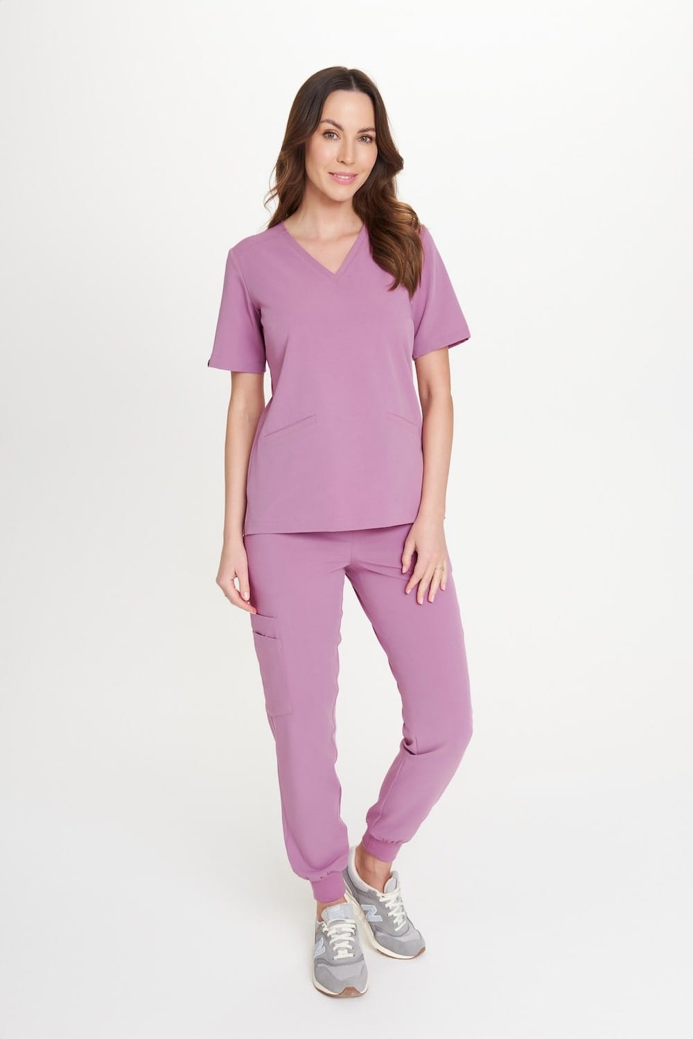 Camicetta medica da donna SCRUBS Basic VELVET PINK