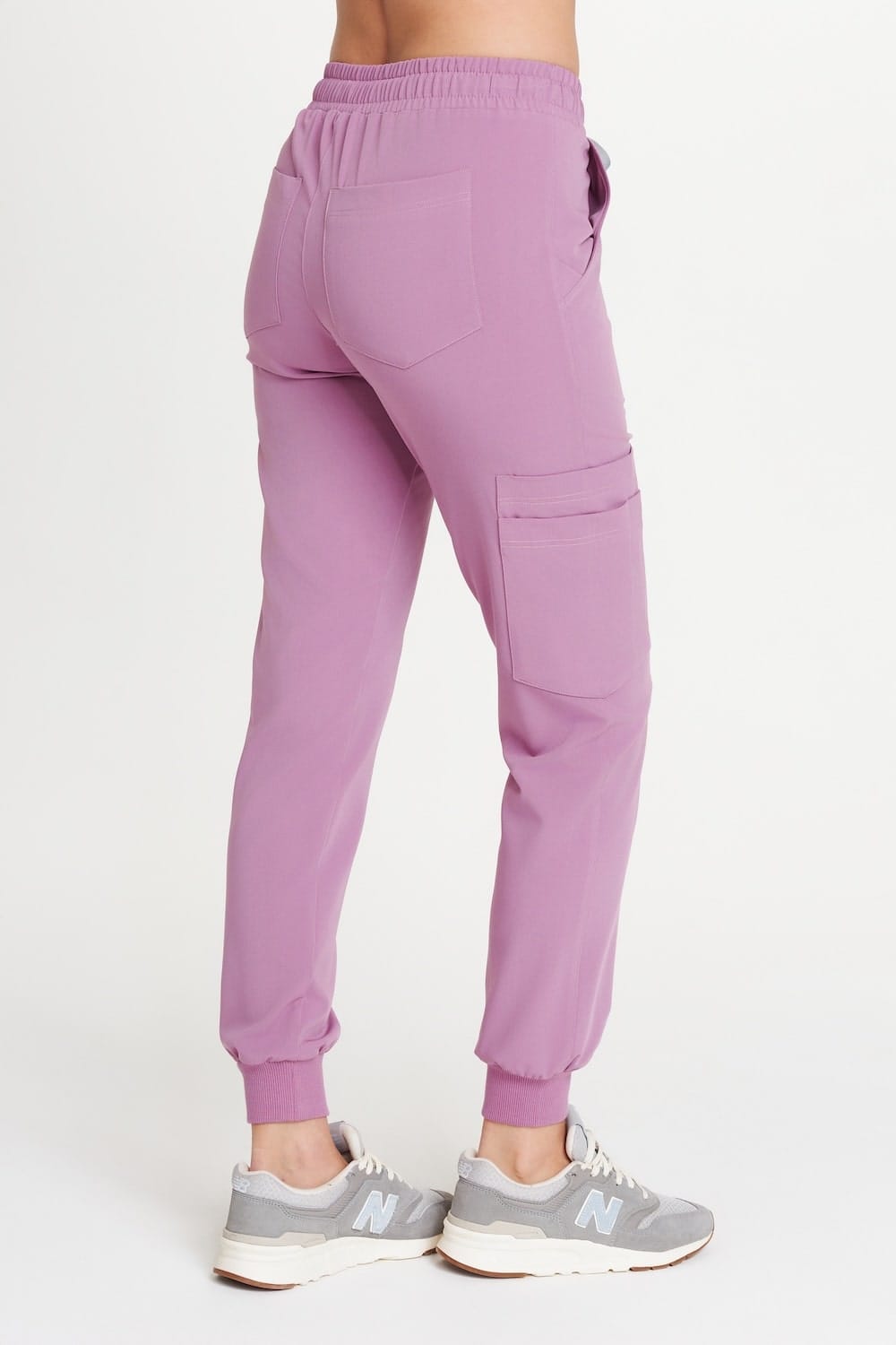 Dámske zdravotné bežecké nohavice SCRUBS Basic VELVET PINK