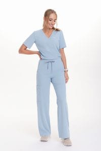 Dámská lékařská blůza Basic One Pocket CRYSTAL BLUE