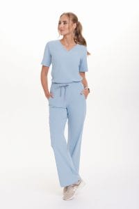 Dámská lékařská blůza Basic One Pocket CRYSTAL BLUE