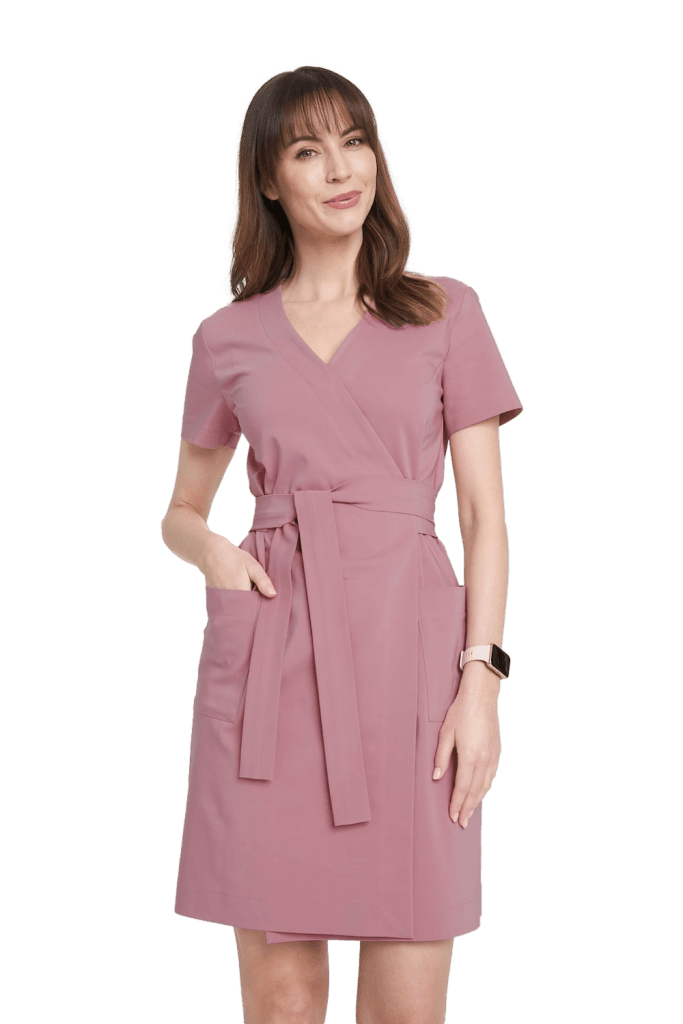 Bluzka medyczna damska scrubs Basic Flex KIWI