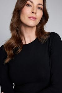 Longsleeve medyczny damski CZARNY