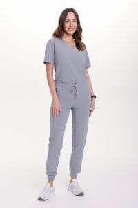 Bluzka medyczna damska SCRUBS Basic One Pocket BABY SHARK