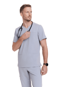 Men’s medical blouse scrubs basic BABY SHARK