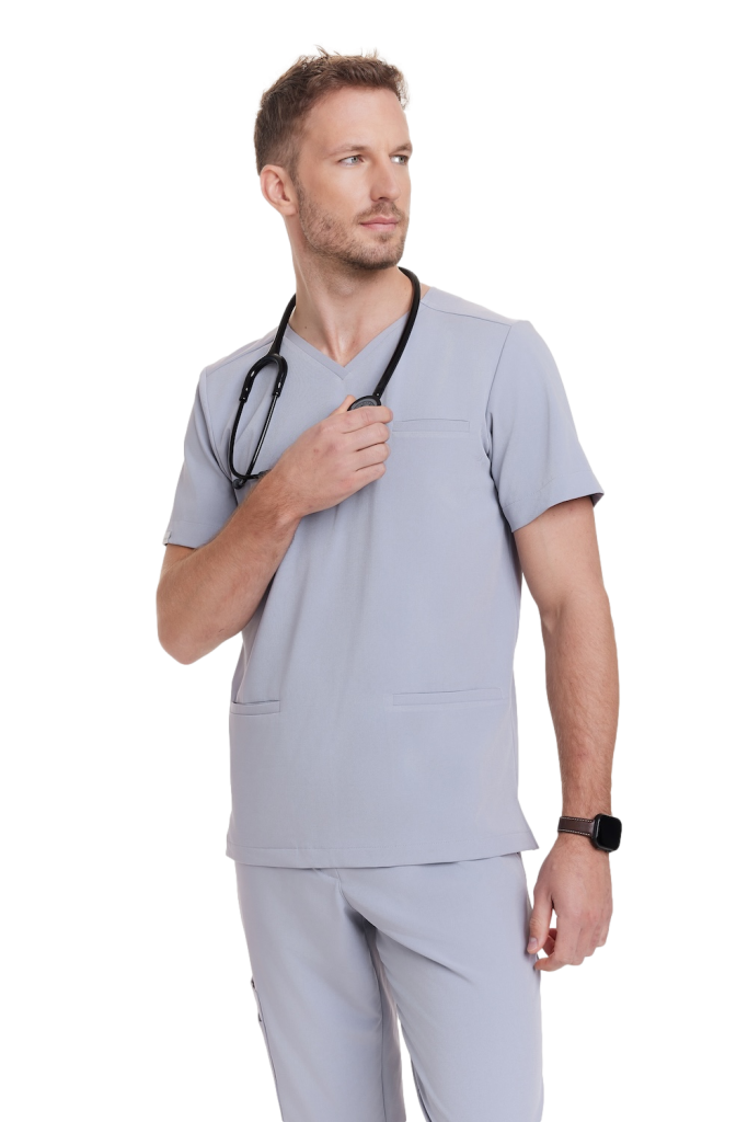 Bluzka medyczna męska scrubs Basic BABY SHARK