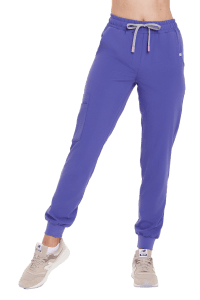 Spodnie medyczne damskie joggery SCRUBS Basic SUMMER BERRY