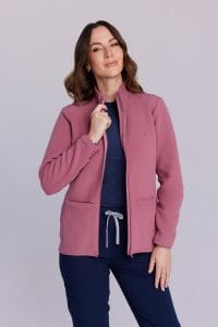 Dámská fleecová lékařská mikina DOLCE ROSA