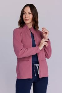 Dámská fleecová lékařská mikina DOLCE ROSA