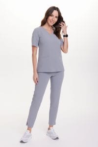 Spodnie medyczne damskie PROSTE SCRUBS Basic BABY SHARK