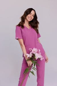 Bluzka medyczna damska scrubs Basic DALIA