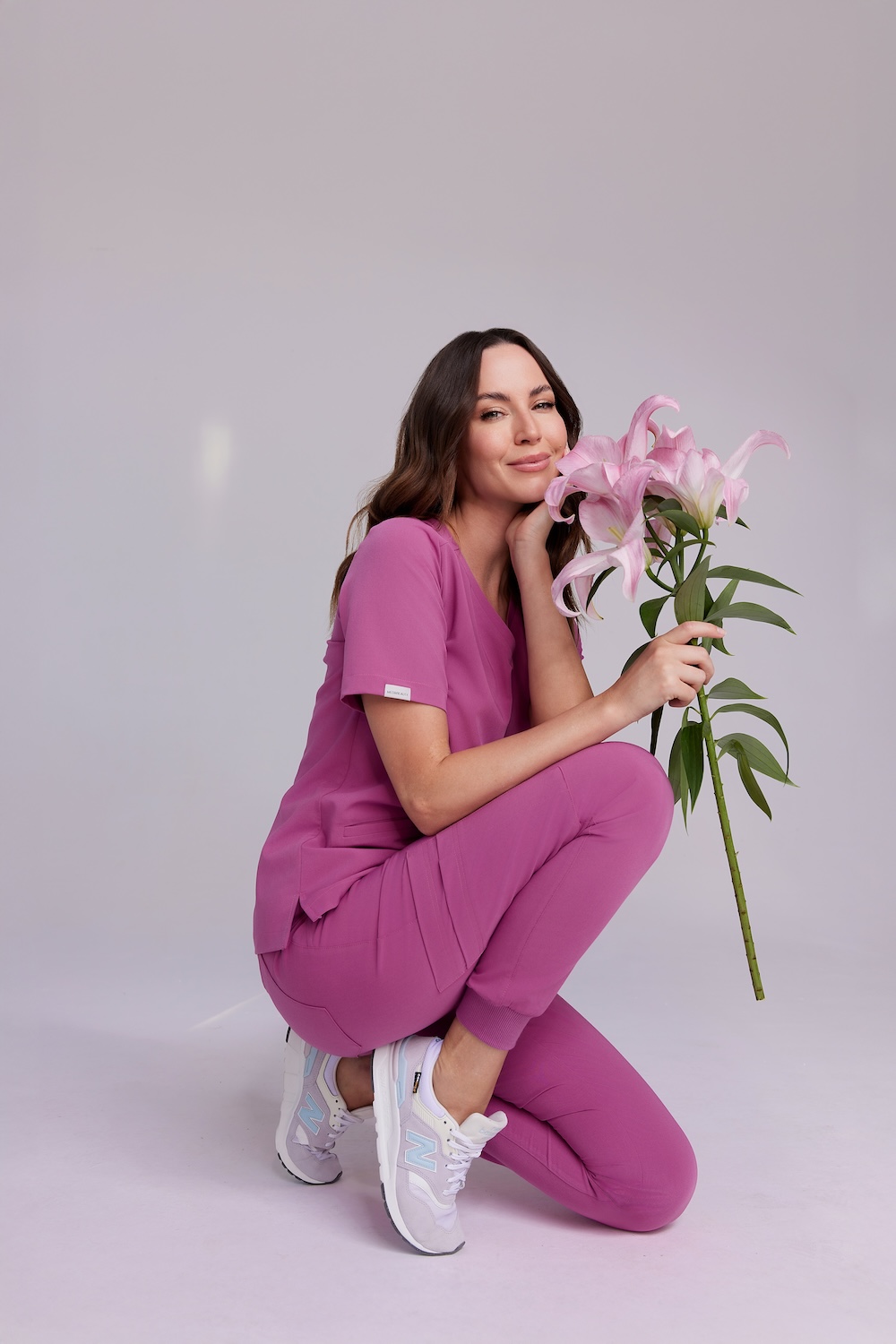 Pantaloni medici donna joggers scrubs Basic DALIA